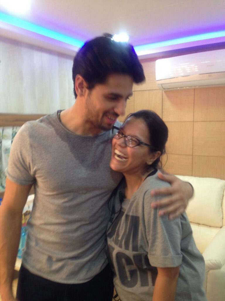 with Siddharth Malhotra