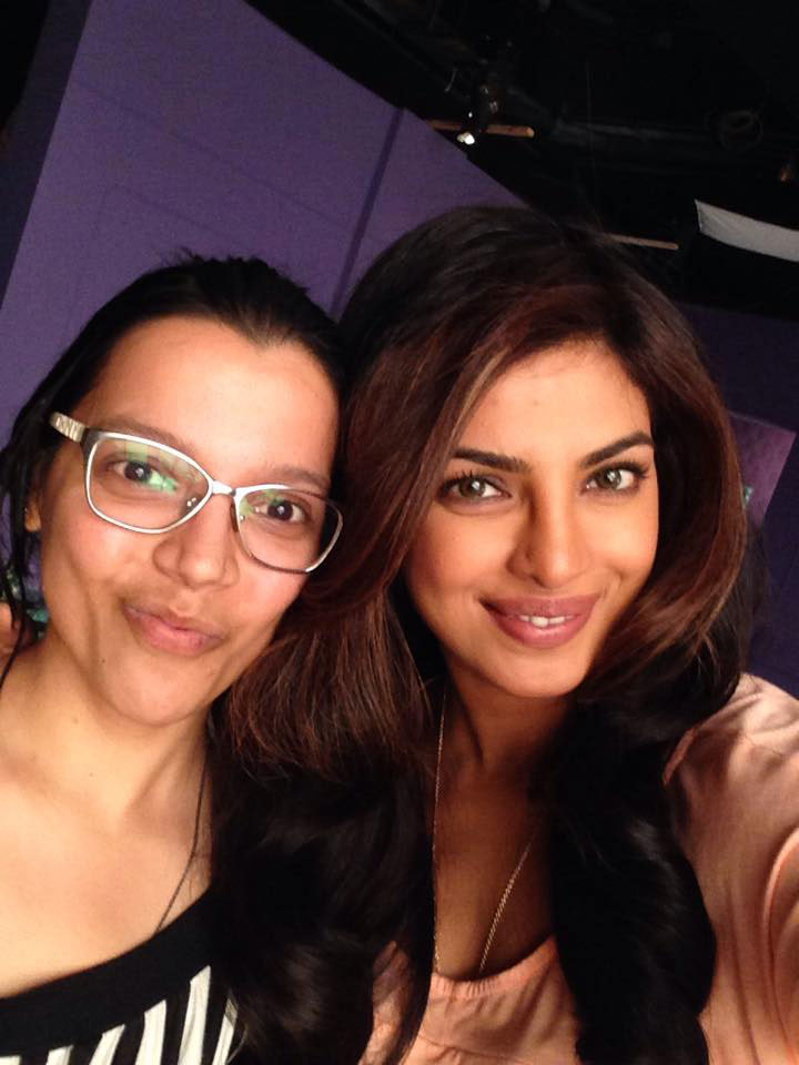 with Priyanka Chopra