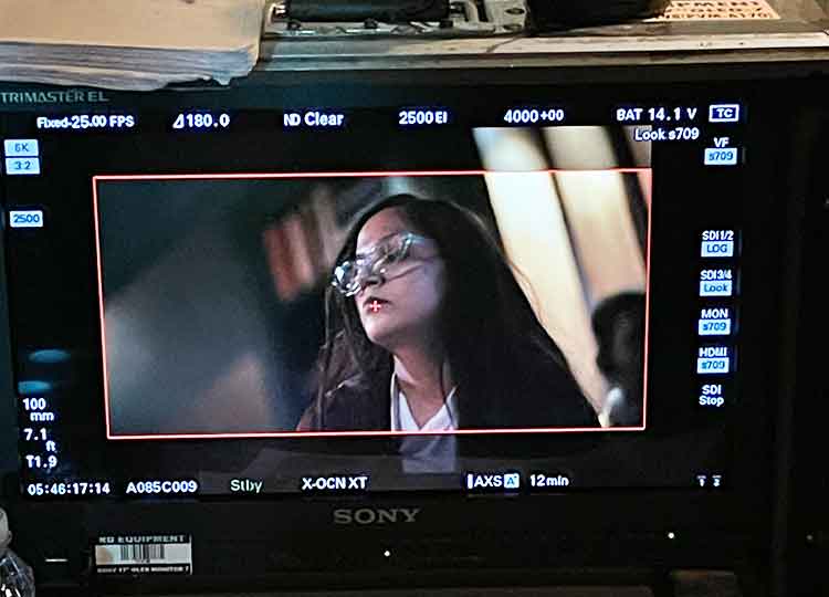 Standing In to Craft the Visual